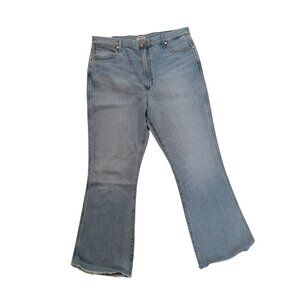 Wrangler Wrock High Rise Kick Flare Jeans men  Size 32 Light Wash